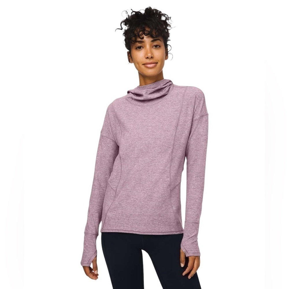 Lululemon Ready To Rulu Hoodie Size S Heathered Frosted Mulberry